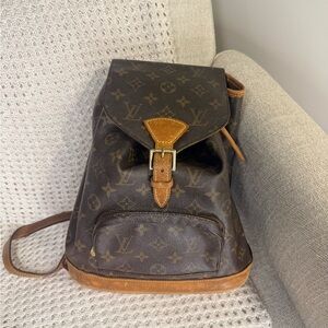 Vintage Louis Vuitton Brown Monogram Backpack